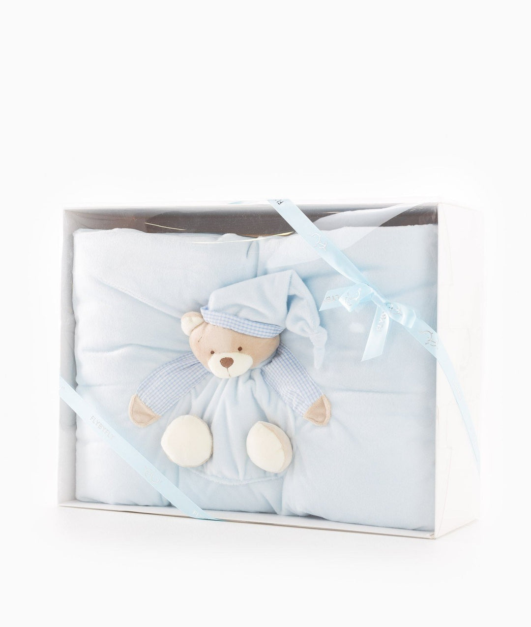 Blue quilt and cover set for toddlers