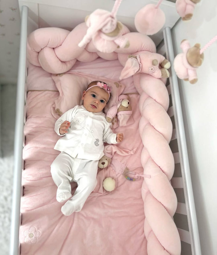 Baby Pyjama Set | Grey & White