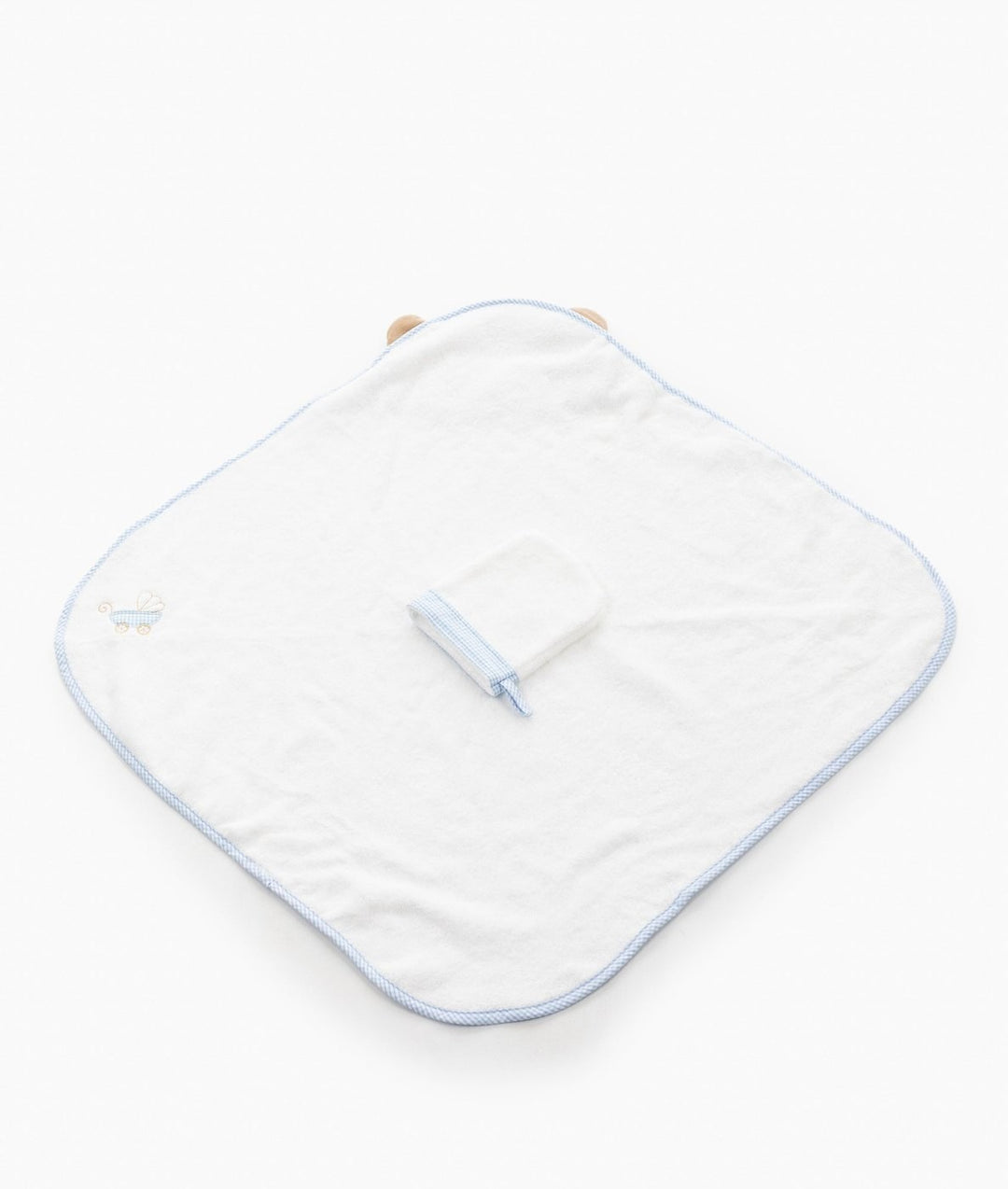 Baby Bear Bath Towel - Blue