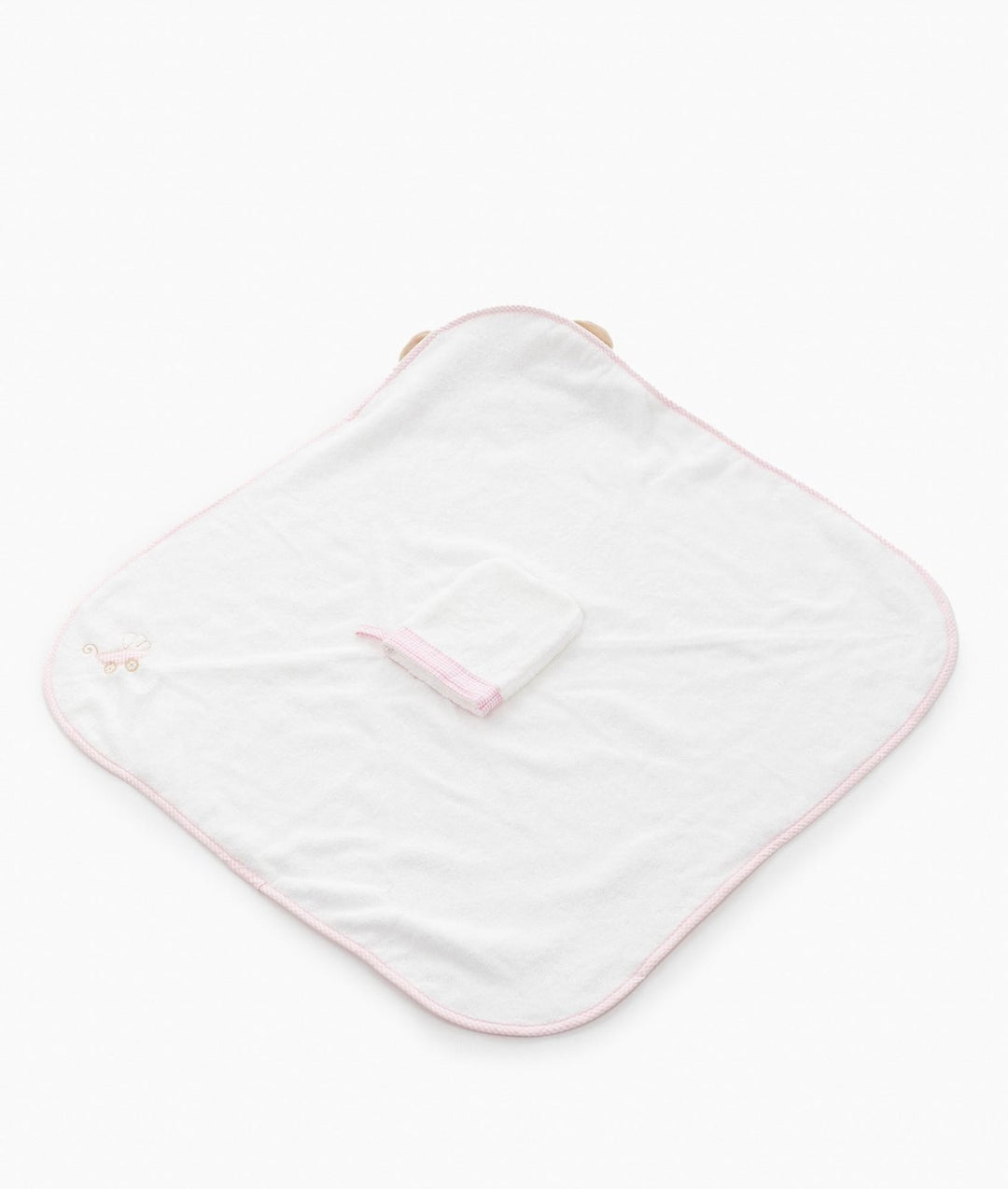 Baby Bear Bath Towel - Pink