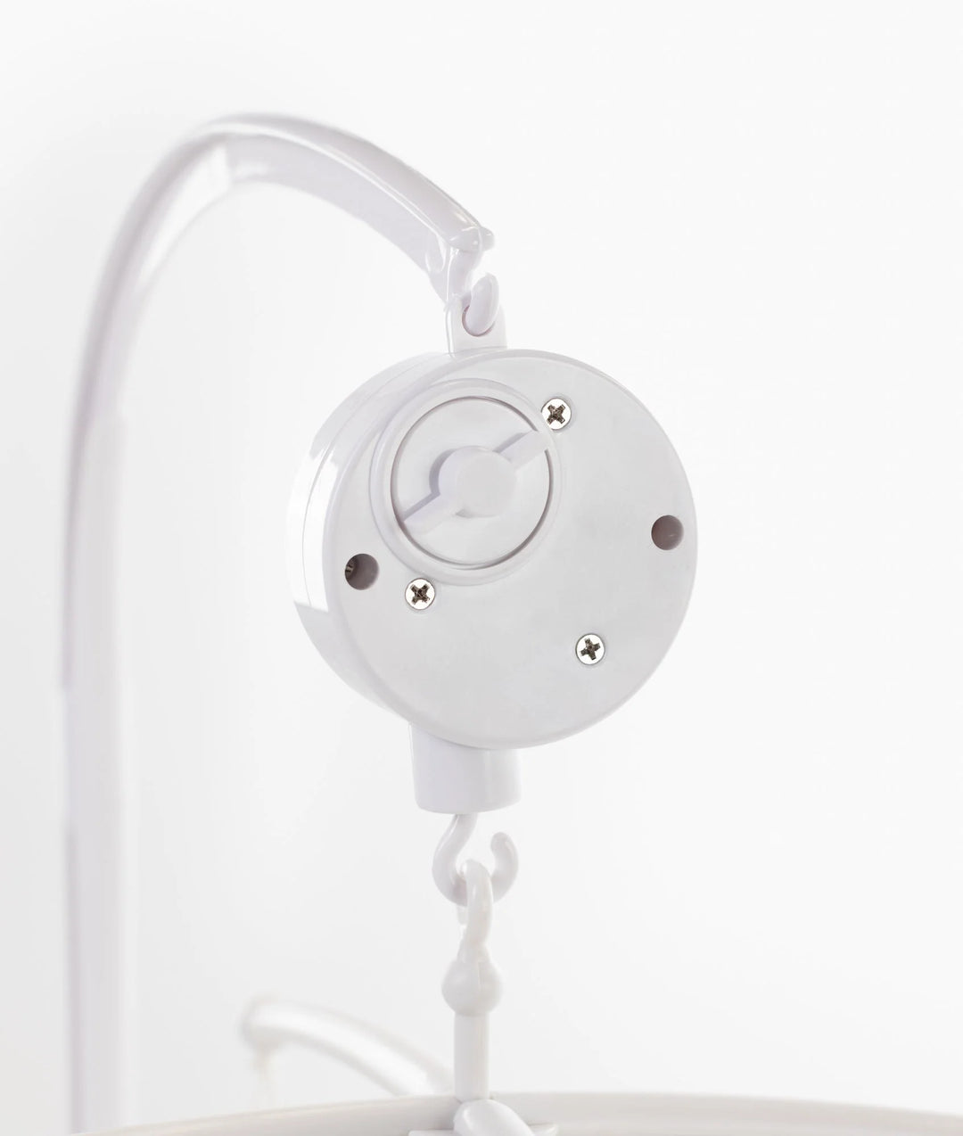 wind-up music box mechanism for battery-free lullaby mobile