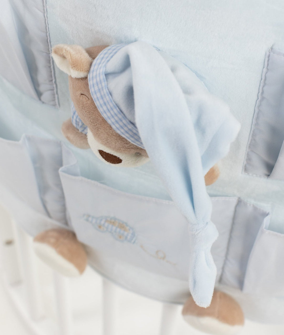 Baby nursery organiser in blue