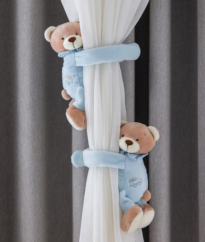 Bear Curtain Tieback | Blue