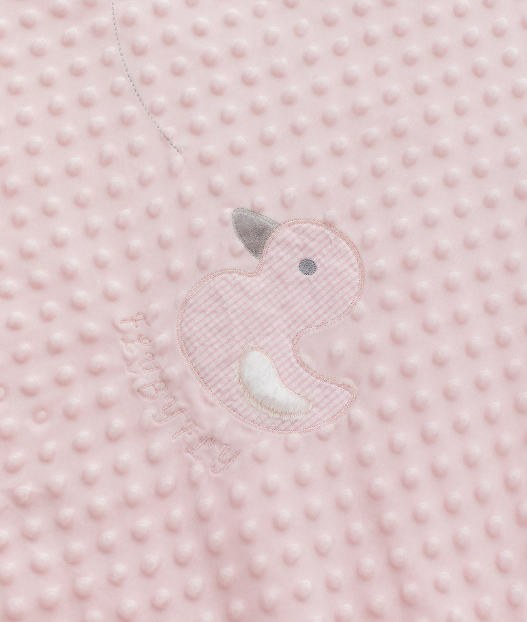 Pink toddler bubble quilt and cover set