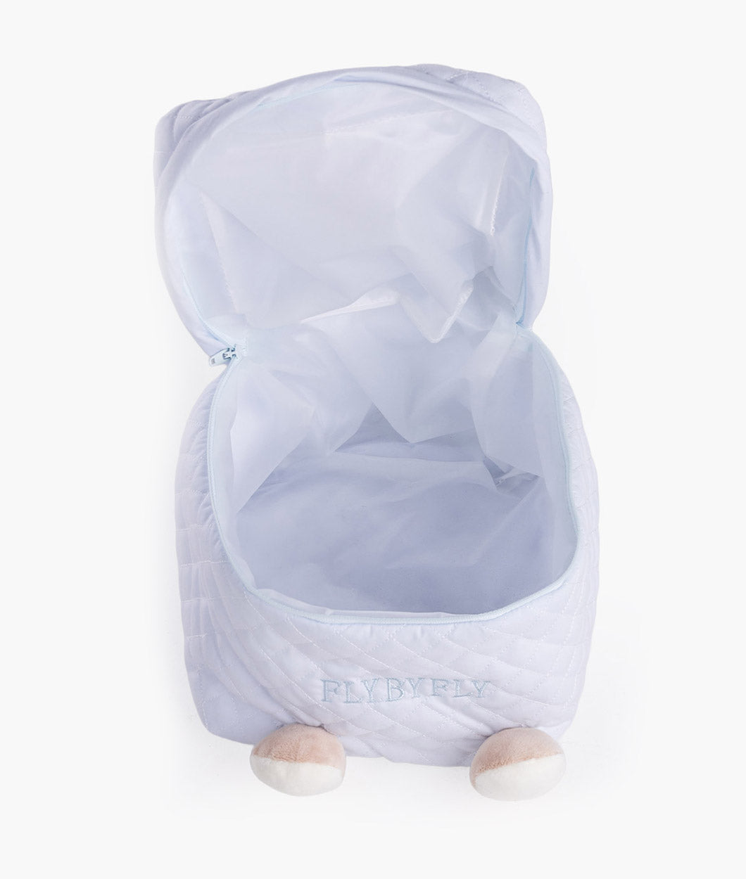 Baby organiser bag for nursery in blue