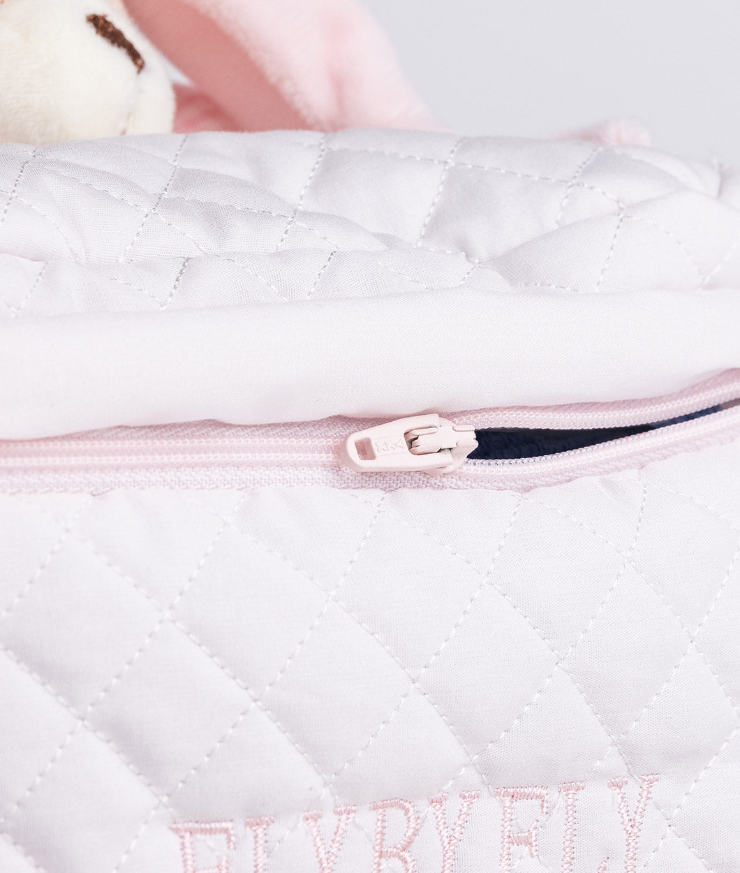Baby organiser bag for nursery in pink