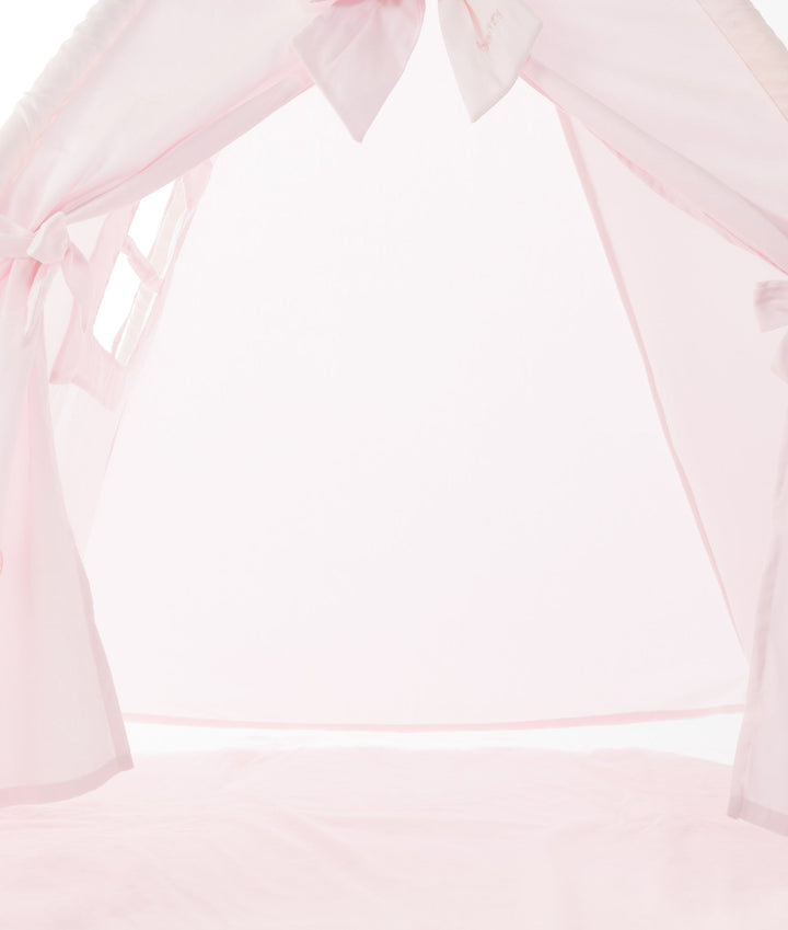 Pink kids teepee tent for nursery and playroom