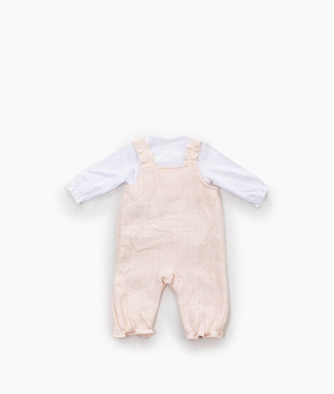 Cotton Overalls with Bows