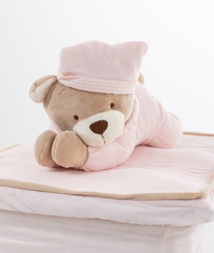 Pink square storage basket set
