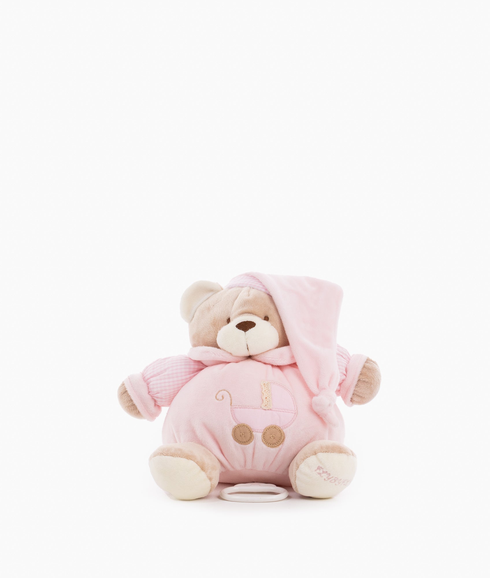 Pull String Musical Bear Pink